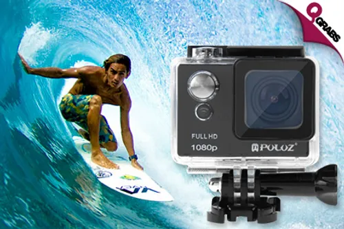 For QR669, Record Your Adventures with a Puluz Full HD Multi-Function Waterproof Sports Camera with a 2.0in LCD Touch Screen & Wi-Fi Capabilities! (QR1300 Value)